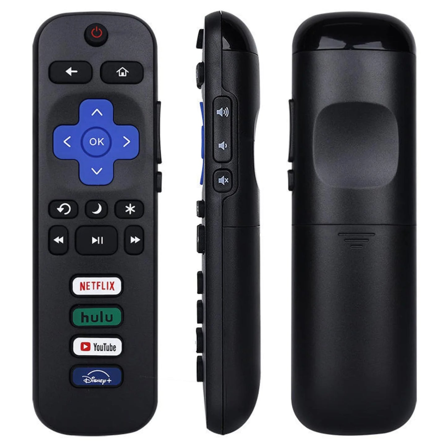 RC280/RC282 Remote Compatible with TCL, Hisense, Insignia, Element & JVC Roku Tvs