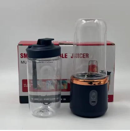 Portable Handheld Blender Bottle – 6-Blade Multifunction Juicer Machine for Fresh Juice, Smoothies & Ice Crushing