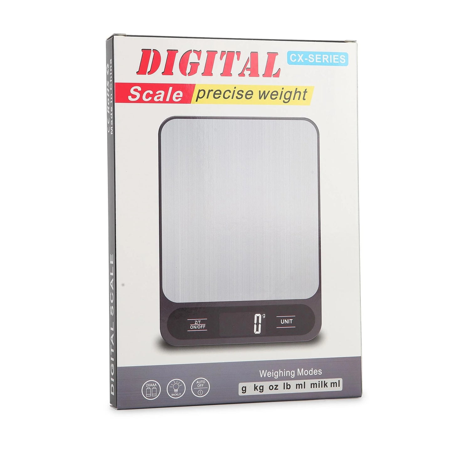 Digital Kitchen Scale for Food, Precise Measuring, Compact Design