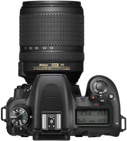 D7500 20.9MP DSLR Camera with AF-S DX NIKKOR 18-140Mm F/3.5-5.6G ED VR Lens, Black