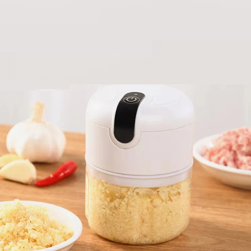 Multifunction Electric Food Chopper – Garlic Masher, Meat Grinder & Baby Food Blender, Vegetable Chopper Kitchen Appliance