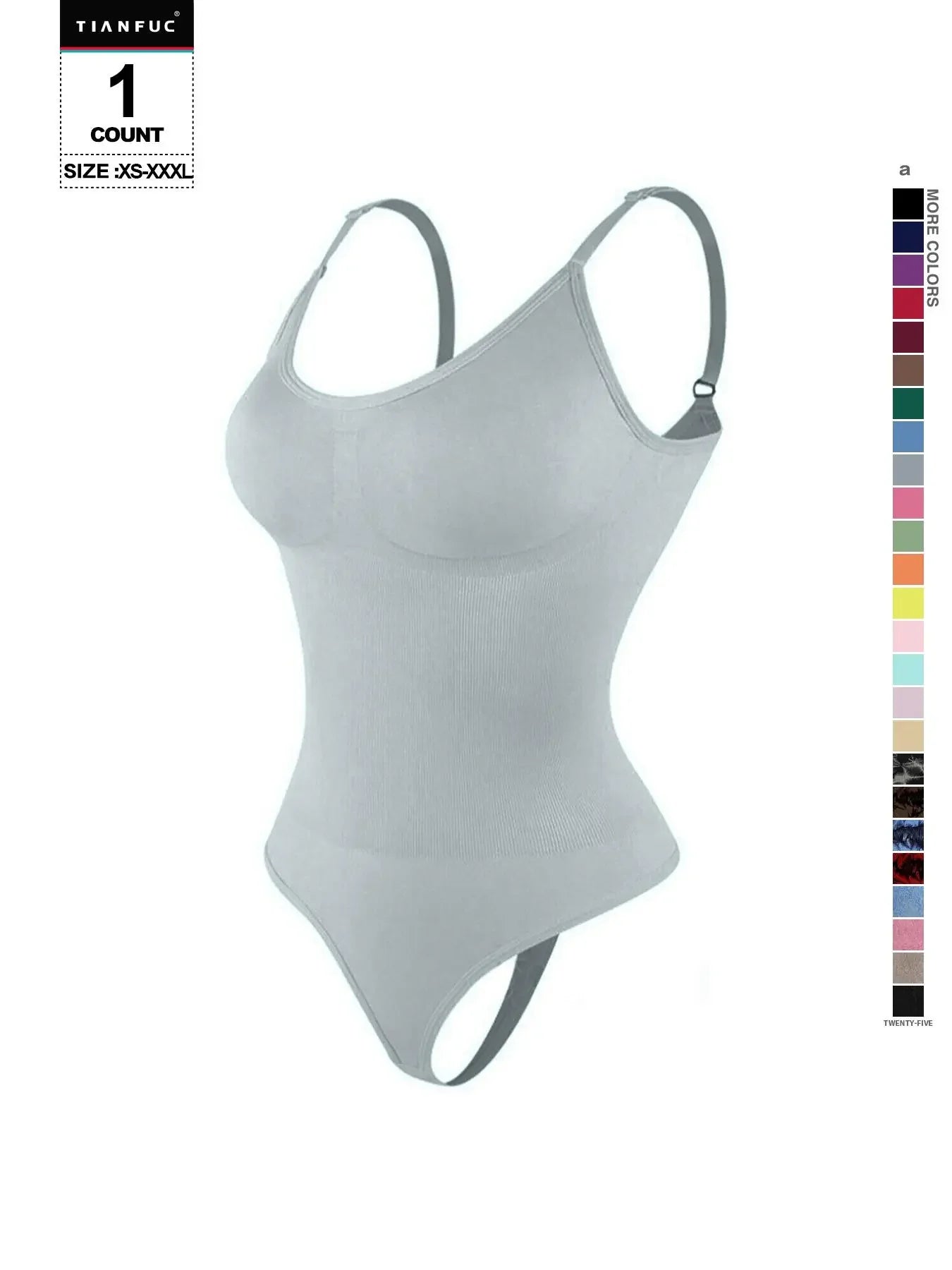 Seamless Shaping Bodysuit, Tummy Control Slimming Thong Body Shaper, Women'S Underwear & Shapewear, Smooth
