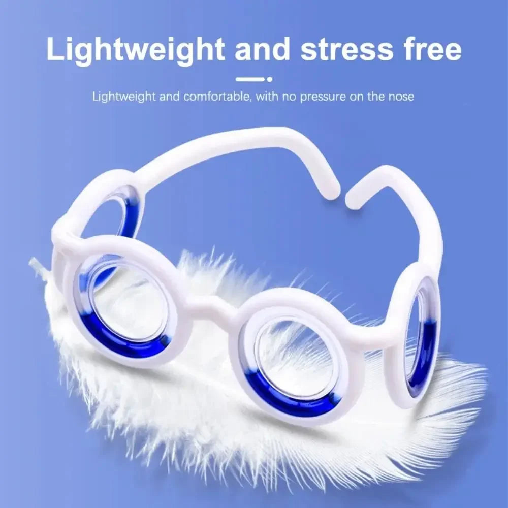 Portable Anti-Motion Sickness Eyeglass No Lens Airsickness Natural Nausea Relief Glasses Carsickness Anti-Nausea