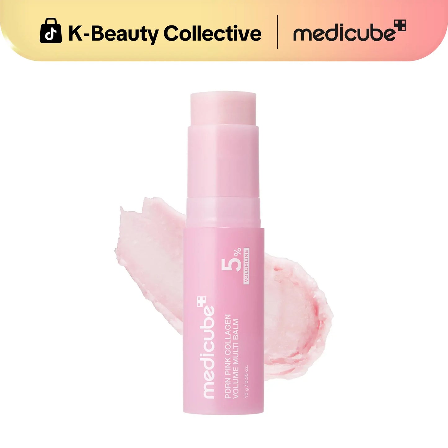 [NEW] [Medicube] PDRN Pink Collagen Volume Multi Balm | All in One Volufiline, PDRN, NAD Stick for Youthful-Looking, Helping Look of Fine Lines, Firming Care, Anti-Aging Care | for Under-Eyes, Neck, Forehead, Smile Lines, Lip Care | Korean Skincare