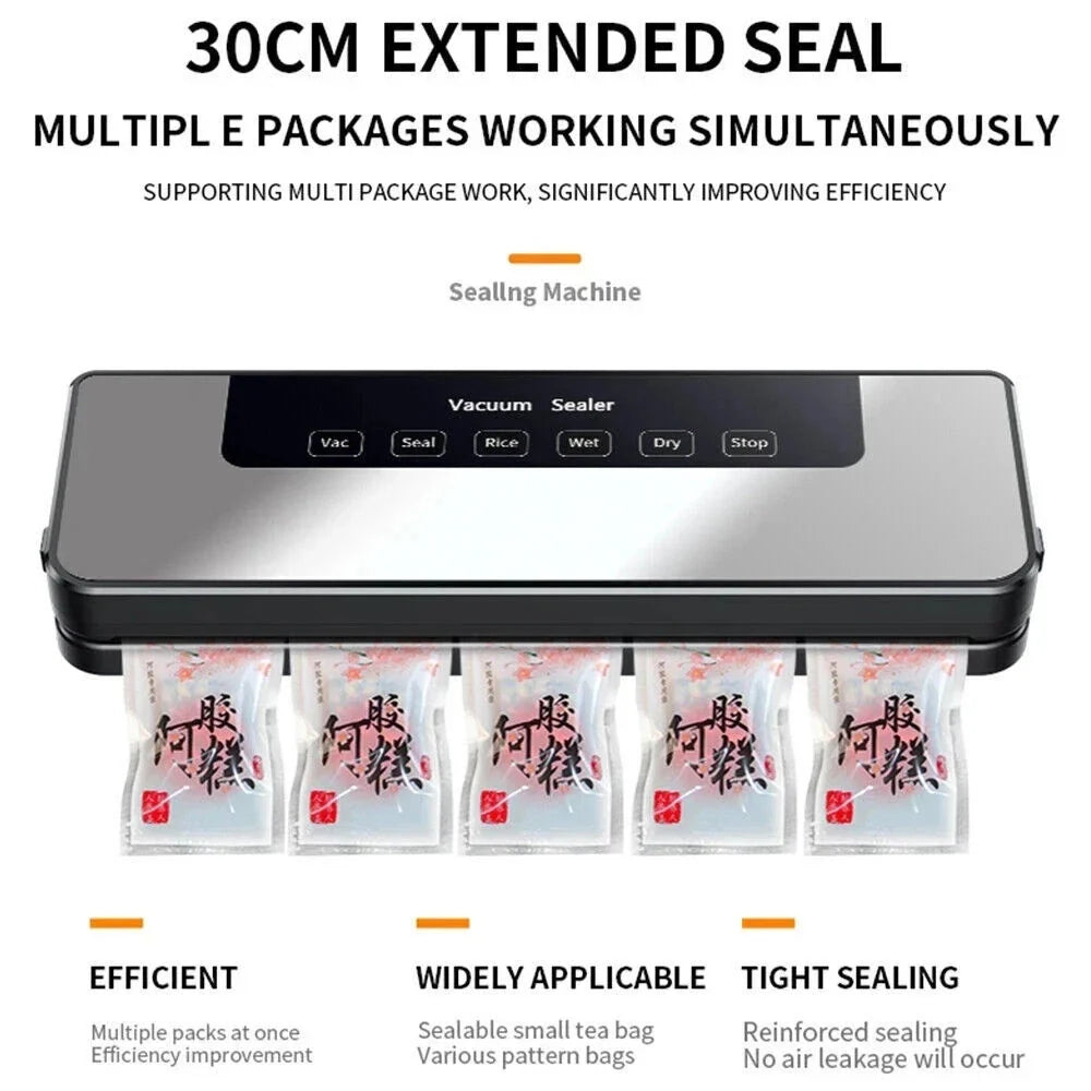 Automatic Vacuum Sealer Machine — Full Kit, 10 Bags