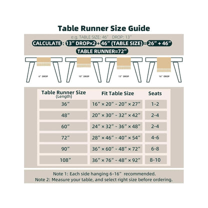Boho Table Runner for Thanksgiving Fall Christmas Home Decor with Tassels 72 Inches Long Pottery Barn Furniture Farmhouse Rustic Macrame Burlap Table Decoration for Living Room
