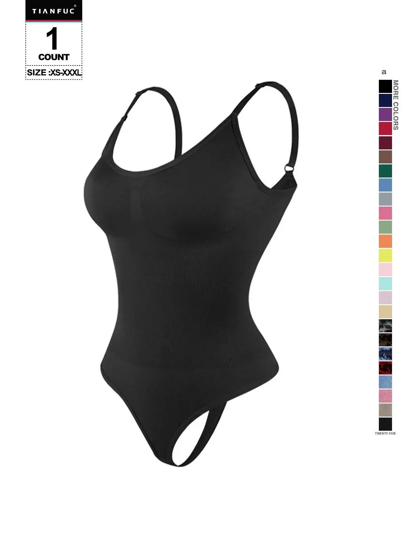 Seamless Shaping Bodysuit, Tummy Control Slimming Thong Body Shaper, Women'S Underwear & Shapewear, Smooth