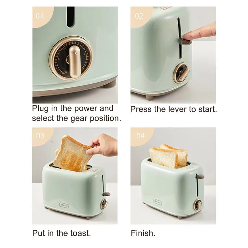 Bread Toaster for Sandwiches Waffle Maker Electric Kitchen Double Oven 220V Mini Toaster Hot Air Convection for Headed Bread