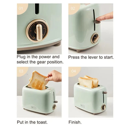 Bread Toaster for Sandwiches Waffle Maker Electric Kitchen Double Oven 220V Mini Toaster Hot Air Convection for Headed Bread