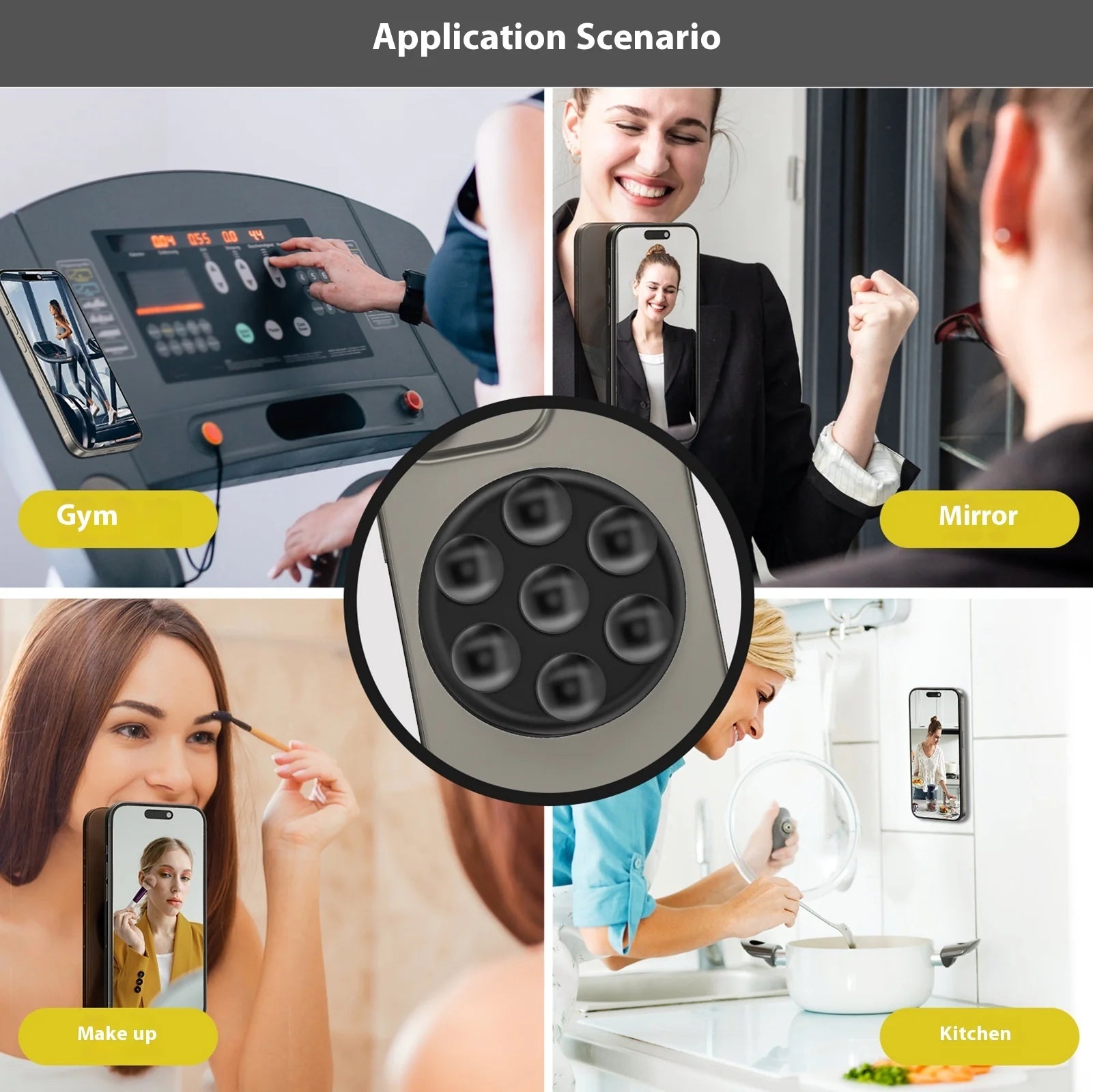 Mobile Phone Airbag Bracket Desktop Silicone Folding