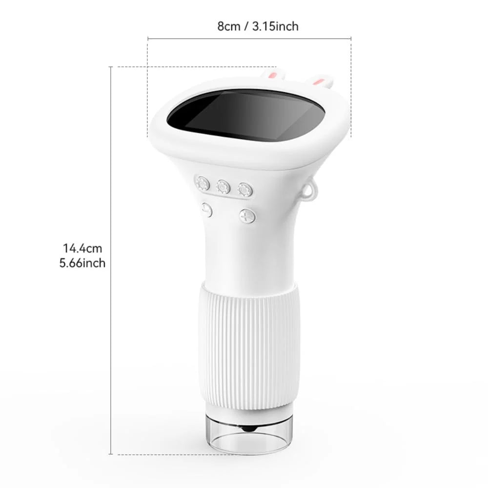 Kids Microscope - 1000X Buggy Lens Portable, Photo & Video, 2'' Digital Screen
