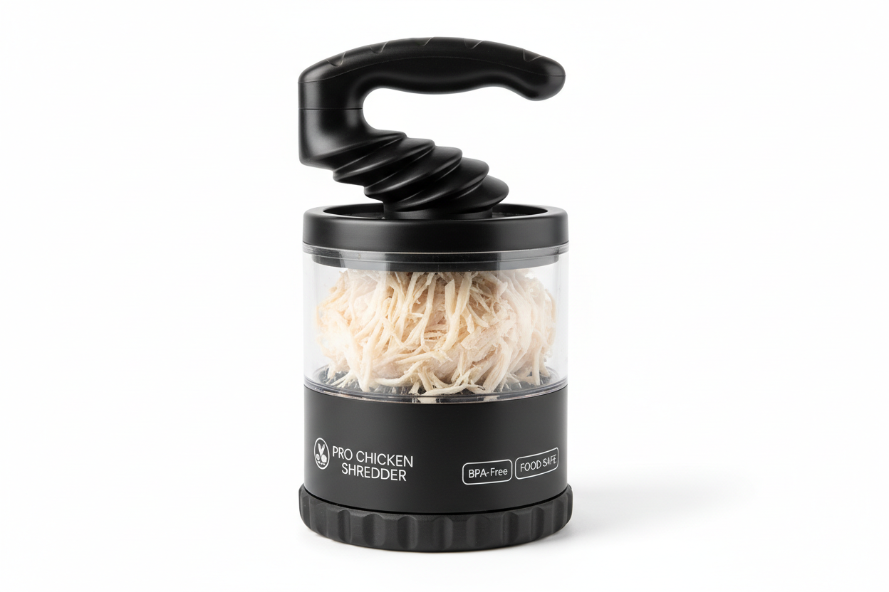 Pro chicken shredder tool twist large, BPA-free meat shredder with anti-slip bottom and ergonomic handle