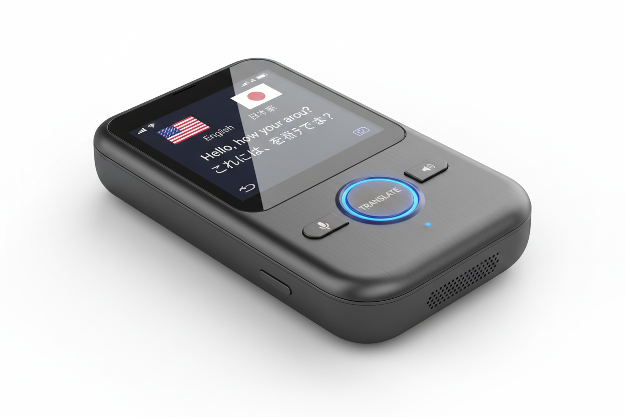 Sabertooth VLT350 smart voice language translator, compact handheld real-time translation device
