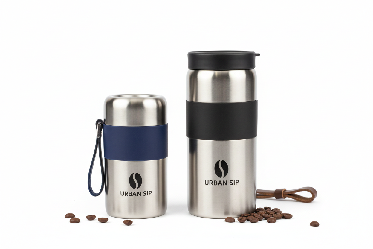 Mini thermos cup 200ml 350ml stainless steel vacuum insulated pocket coffee mug, leak-proof small travel flask for kids and adults