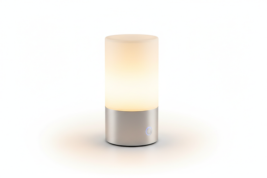 USB rechargeable desk lamp bedroom touch LED atmosphere small night lamp with warm light