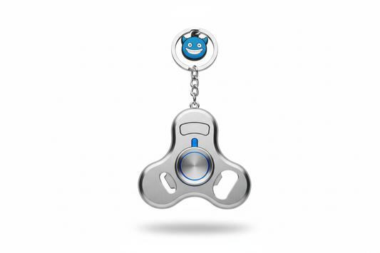 Creative fidget spinner toy keychain, hand spinner anti-anxiety stress relief finger spinner with bottle opener
